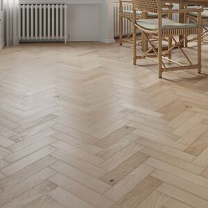 OFF 7% Luxury Flooring Herringbone Light Engineered Oak Brushed & Unfinished Flooring - 20... Luxury Flooring