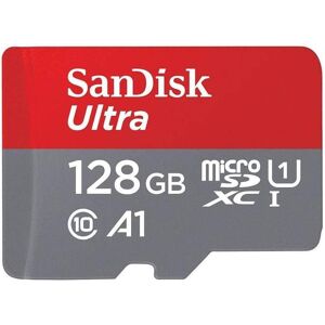 OFF 33% Sandisk Ultra 128 GB microSDXC Memory Card + SD Adapter with A1 ... Gadcet