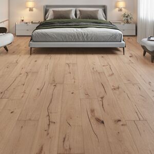 OFF 50% Luxury Flooring Natural Engineered Oak Distressed & Unfinished Flooring - 15mm ... Luxury Flooring